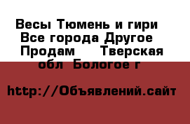 Весы Тюмень и гири - Все города Другое » Продам   . Тверская обл.,Бологое г.